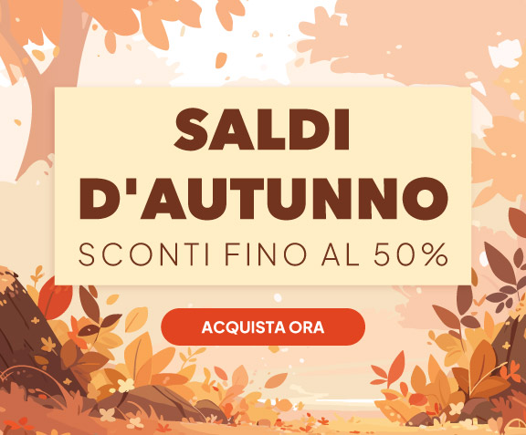 Saldi D'Autonno - Sconti Fino Al 50%.