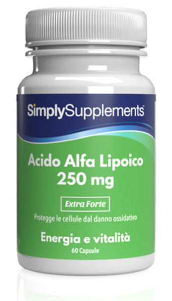 Acido Alfa Lipoico 250 mg - 60 Capsule