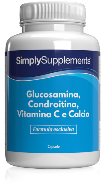 Glucosamina 410 mg| Condroitina 100 mg | Vitamina C | Calcio