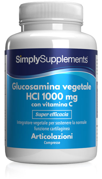 Glucosamina Vegetale HCl 1000 mg con vitamina C 40 mg