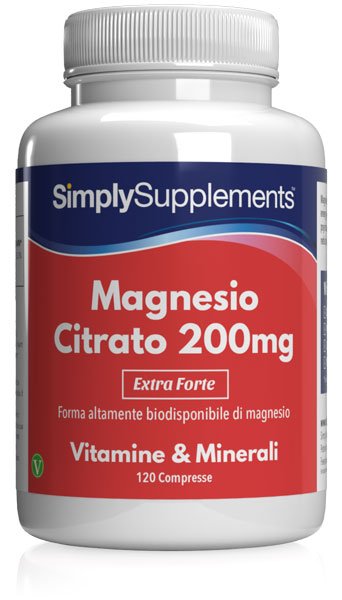 Magnesio citrato 200 mg