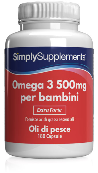 180 Capsule Tub - omega 3 for kids
