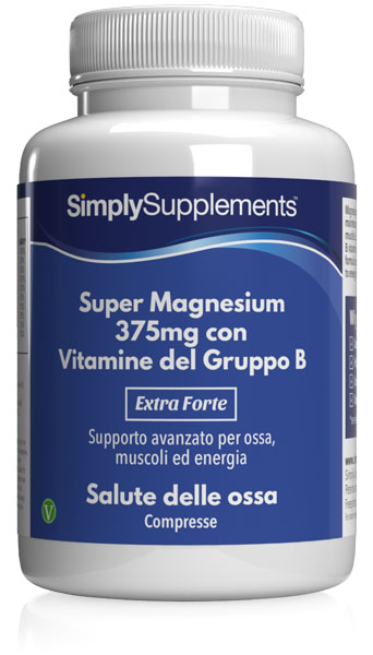 Super Magnesium 375 mg con Vitamine del Gruppo B