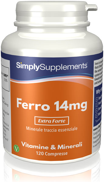120 Tablet Tub - iron Compresse 14mg