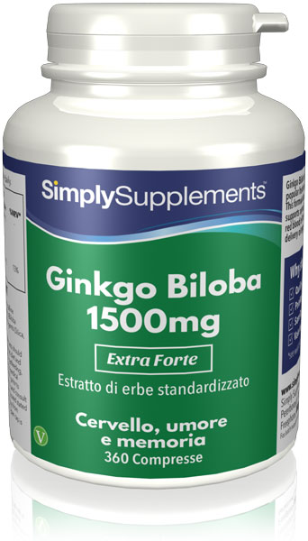 360 Tablet Tub - ginkgo biloba 1500mg