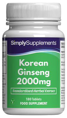 Ginseng Coreano 2000mg 