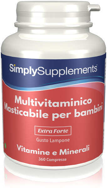 360 Tablet Tub - chewable multivitamins for kids