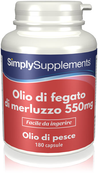 Olio Di Fegato Di Merluzzo 550 Mg