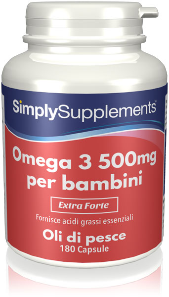 180 Capsule Tub - omega 3 for kids