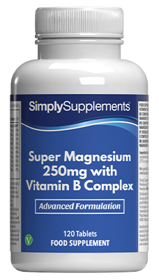 Super Magnesio 250mg con Vitamine del Gruppo B