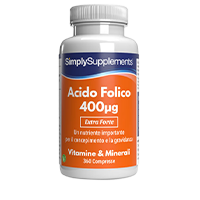 Acido Folico (Vitamina B9) 400 mcg