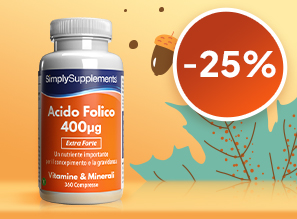 Acido Folico (Vitamina B9) 400µg