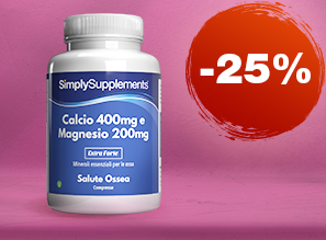 Calcio 400 mg | Magnesio 200 mg