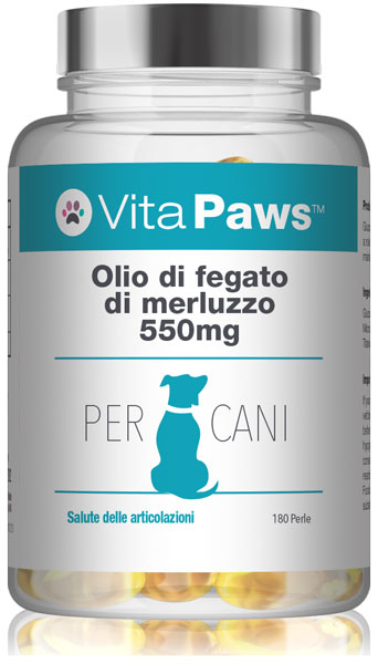 Olio Di Fegato Di Merluzzo 550mg Cani Simply Supplements