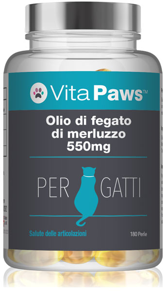 Olio Di Fegato Di Merluzzo 550mg Gatti Simply Supplements